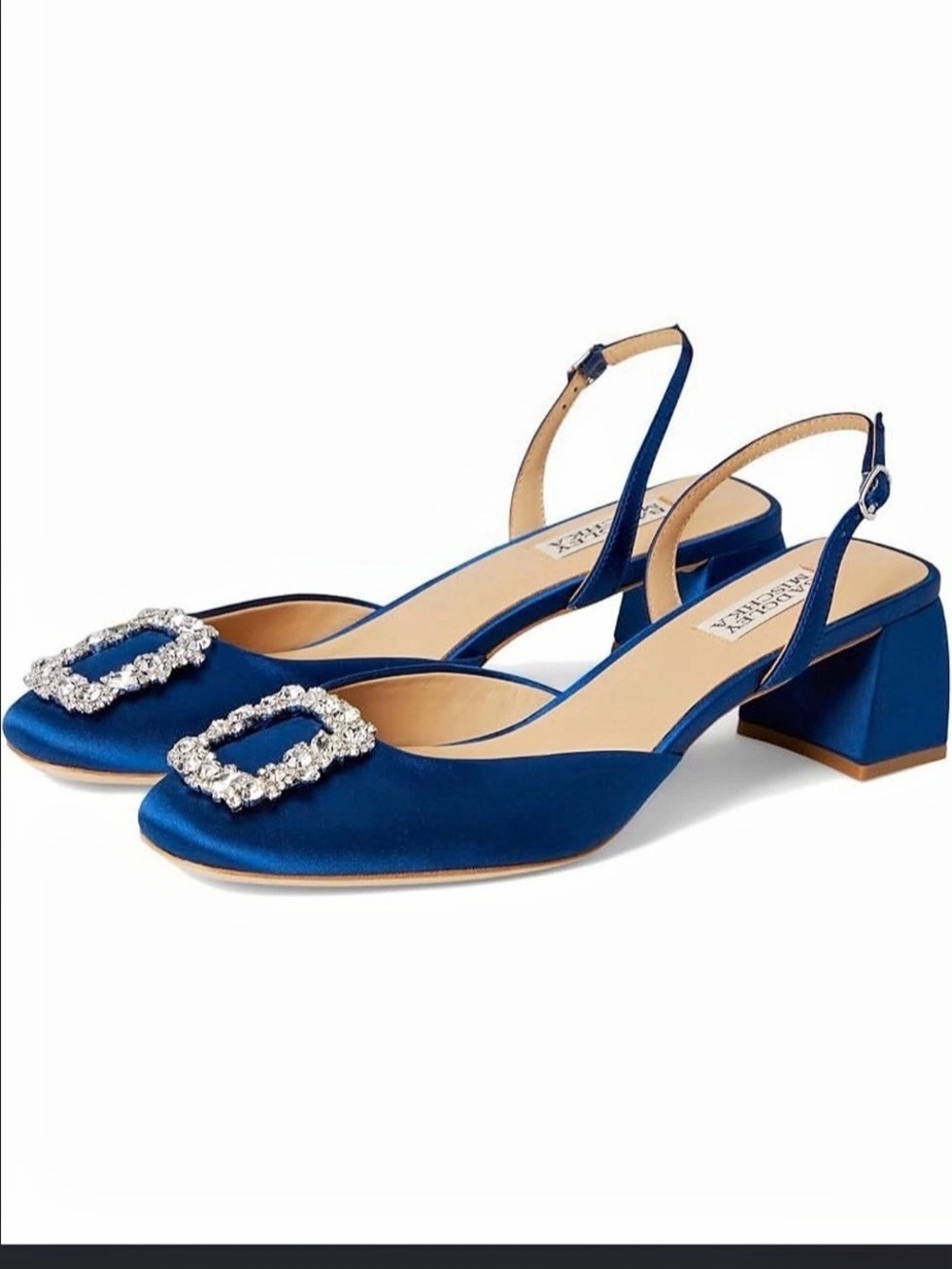 Block Heel Closed Toe Badgley Mischka Heels